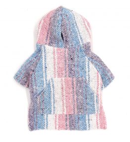 Poncho para perro en color rosa