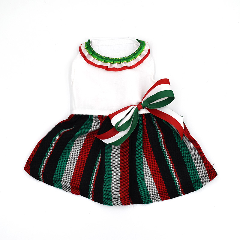 Vestido tricolor
