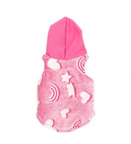 Chaleco rosa para perro que brilla en la oscuridad