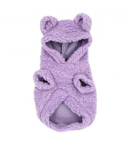 Suéter para perro con diseño de osito en color lila
