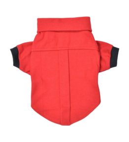 Camisa roja para perro