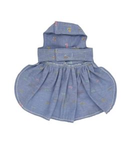 Vestido para perro con estampado de motonetas
