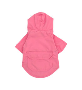 Impermeable para perro en color rosa