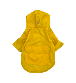 Impermeable para perro en color amarillo