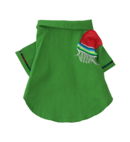 Camisa mexicana verde