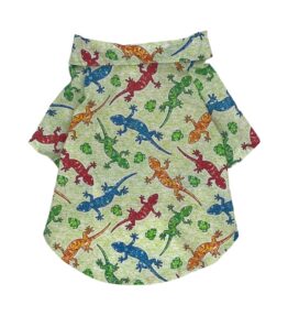 Camisa iguana para perro