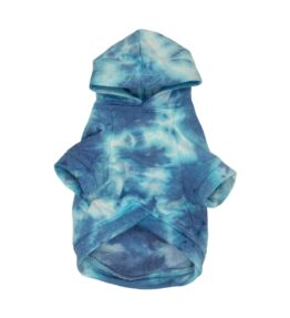 Sudadera tie dye azul