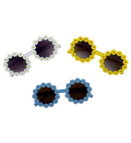 Lentes flor para perro